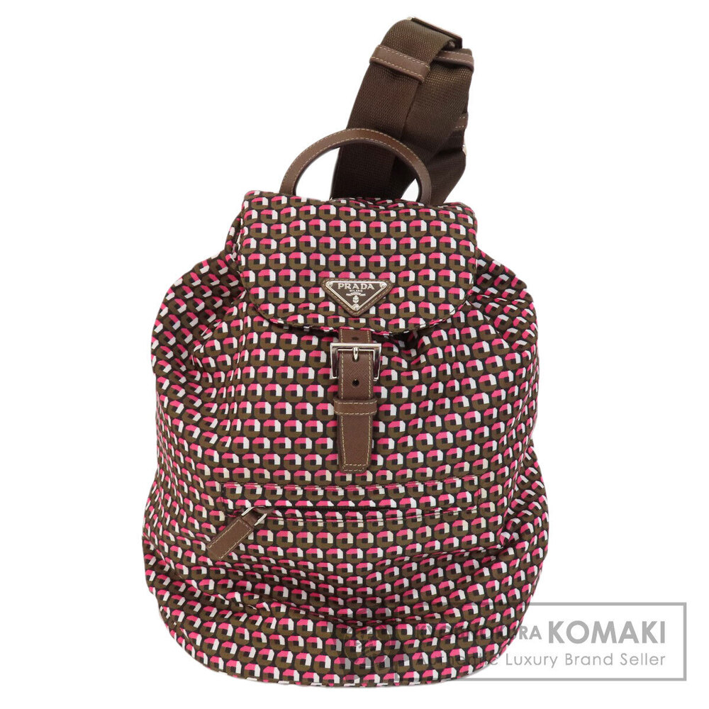 Prada Logo Backpack Rucksack Daypack - Picture 1 of 11